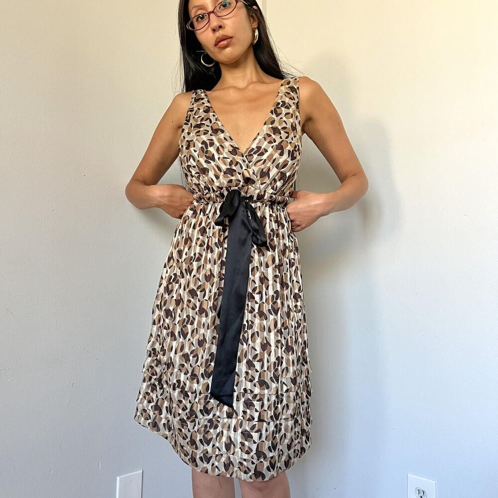 Y2K Silk BCBG Max Azria Babydoll Dress
